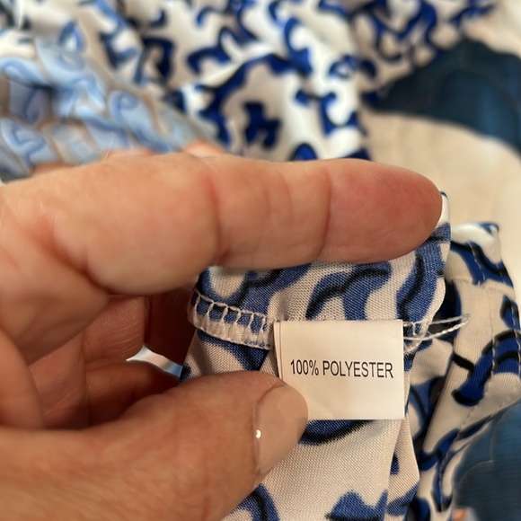 Bohemian, Boho mandala jersey maxi long resort wear sleeveless dress size 6 - Picture 7 of 8